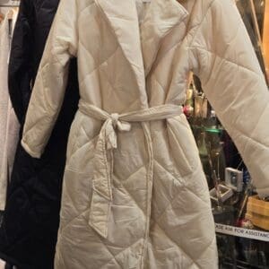 Eternelle puffy trench coat
