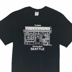 Seattle Shirt Company - Seattle Original Starbucks Line Drawing
