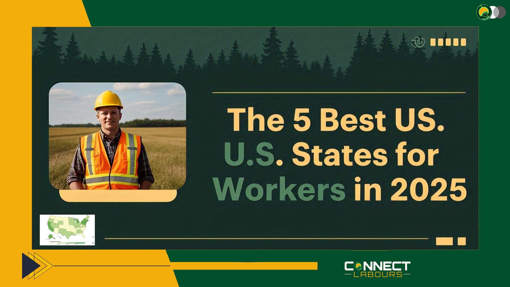Top 5 U.S. States for Workers in 2025
