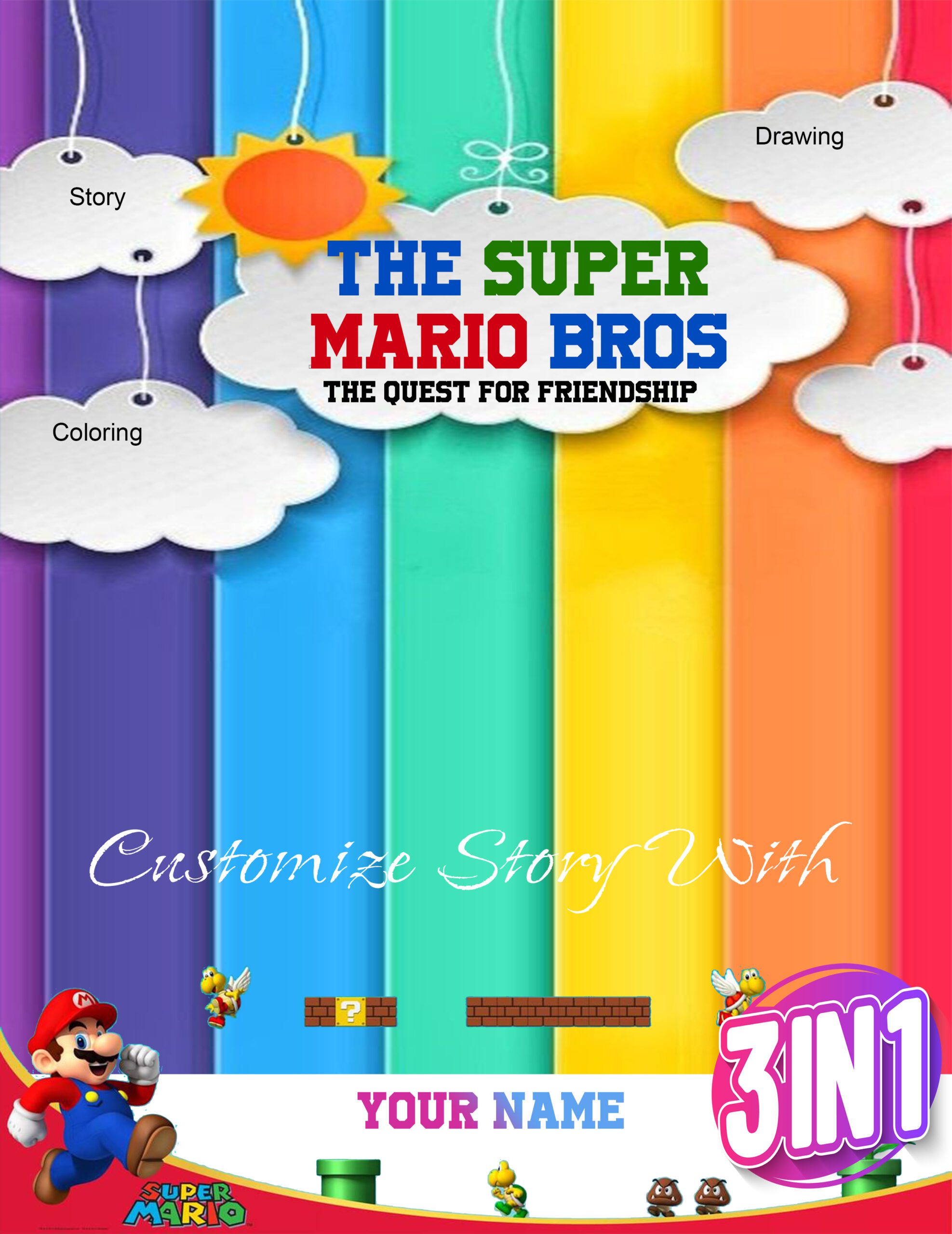 Download Free Super Mario Coloring Book for Kids 1 | Connect Labours Download Free Super Mario Coloring Book for Kids - Image 2